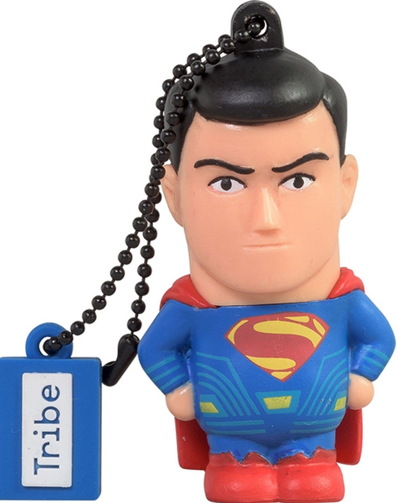 Tribe DC Comics Warner Bros. Pendrive Figure 16 GB Funny USB Flash Drive 2.0, Superman Movie, Clear, Model:FD033501 - Image 1